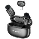 AWEI Mikrofon krawatowy MK5 Duo Ai-Voice czarny