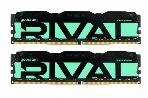GOODRAM Pamięć do PC DDR4 Rival Radiant 64GB (2*32)/3200 CL18 zielona