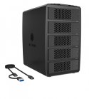 IcyBox System-RAID dla 5 HDD 2,5"/3,5" SATA, IB-RD3705-CU3 RAID 0,1,10,3,5, Single, Large, Clone