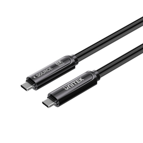 Kabel Przewód Unitek C14178ABK01 USB-C USB-C 10 Gbps PD 60 W 8K 30 Hz 15 m