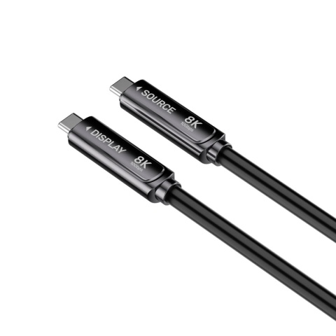 Kabel Przewód Unitek C14178ABK01 USB-C USB-C 10 Gbps PD 60 W 8K 30 Hz 15 m