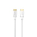 Kabel Przewód Unitek HDMI 2.1 8K HDR 0,3 m Do Transmisji Audio Video Biały