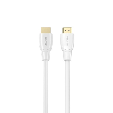 Kabel Przewód Unitek HDMI 2.1 8K HDR 0,3 m Do Transmisji Audio Video Biały