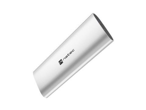 Natec Obudowa SSD zewnętrzna RHINO M.2 NVME USB-C 3.2 arctic silver