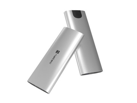 Natec Obudowa SSD zewnętrzna RHINO M.2 NVME USB-C 3.2 arctic silver