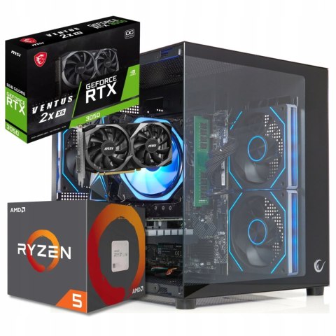 BSG Striker V24 AMD Ryzen 5 NVIDIA GeForce RTX 3050 16GB DDR4 512GB SSD Windows 11 Pro