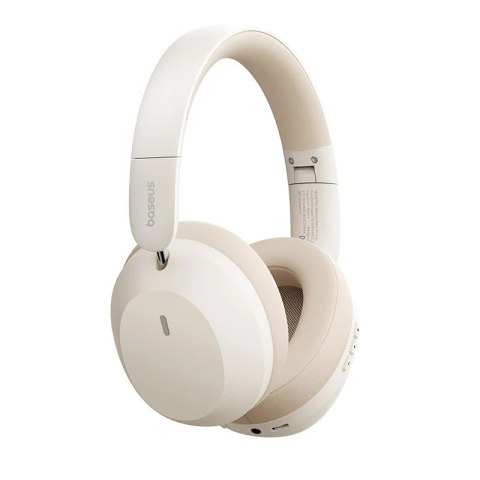 Baseus Słuchawki nauszne bluetooth 5.3 BASS 35 MAX beżowe