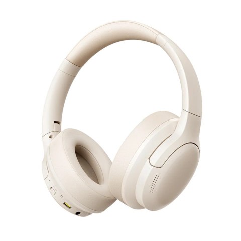 Baseus Słuchawki nauszne bluetooth 6.0 BASS LITE beżowe