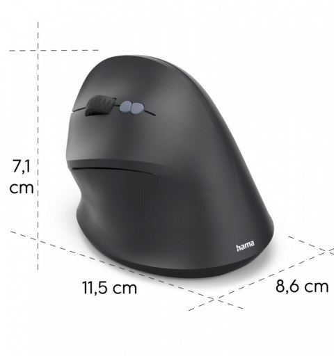 Hama Mysz ergonomiczna EWM-500 dla leworęcznych