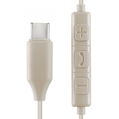Hama Słuchawki dokanałowe Calm usb-c piaskowe