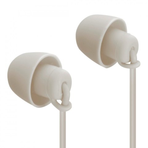 Hama Słuchawki dokanałowe Relax 3,5mm piaskowe