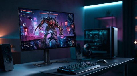 IIYAMA Monitor 27 cali GOB2701QSC-B1 OLED,280Hz,65W,2xHDMI,DP 1500 cd/m? (Szczytowa, HDR), 2560 x 1440, 1500000:1, 0.03m
