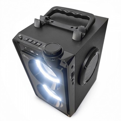 Media-Tech Głośnik przenośny OVERBOX MT3186 Bluetooth 5.3+ EDR/A2DP, AVRCP/FM/MP3/microSD/USB/USB-C/MIC-in/AUX-in/RMS 30W/PMPO 900W