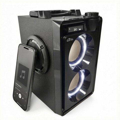Media-Tech Głośnik przenośny OVERBOX MT3186 Bluetooth 5.3+ EDR/A2DP, AVRCP/FM/MP3/microSD/USB/USB-C/MIC-in/AUX-in/RMS 30W/PMPO 900W