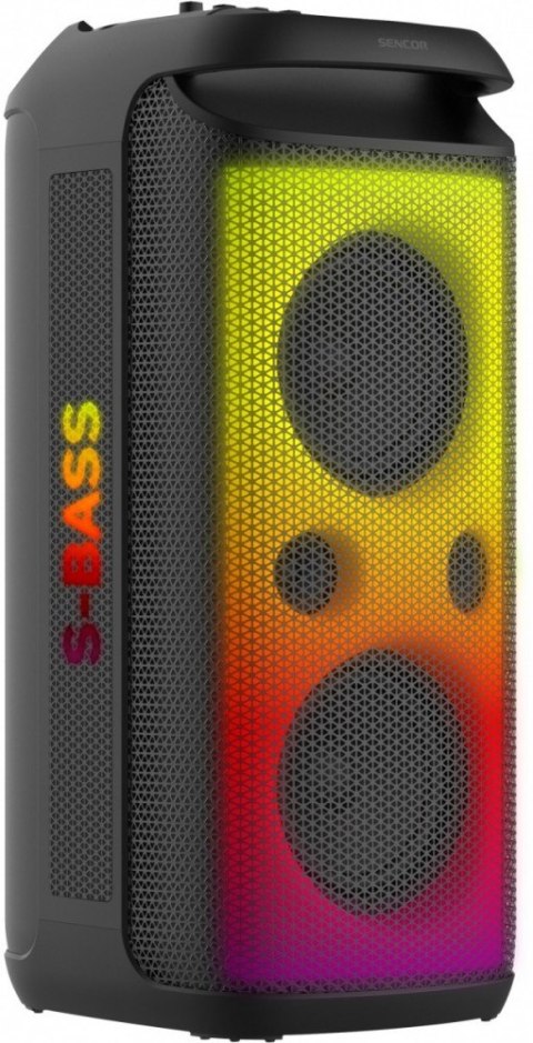 Sencor Głośnik imprezowy Partycon BOOST Moc 250W, IPX4, TWS, LED, MIC