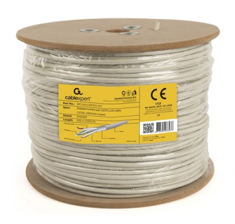Gembird Kabel SFTP KAT 6A LSZH 305m drut