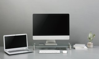 Gembird Podstawka szklana na monitor (rozmiar M)