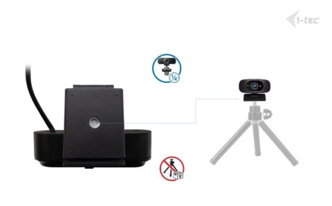 I-tec Kamera internetowa SOLOMON 200 1080p Business Webcam AF Dual MIC Echo Cancellation