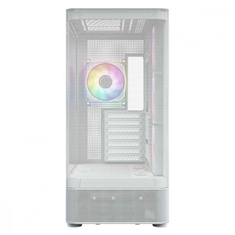 MODECOM Obudowa VOLCANO AQ300 MID RGB GLASS 4 wentylatory biała