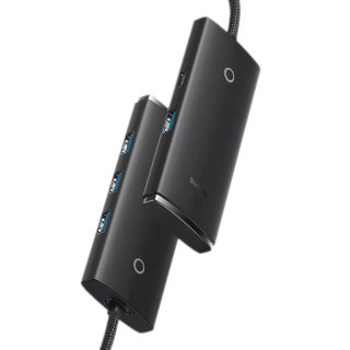 Baseus HUB USB 3.0 4-portowy 4xUSB 3.0 WKQX030101 1m