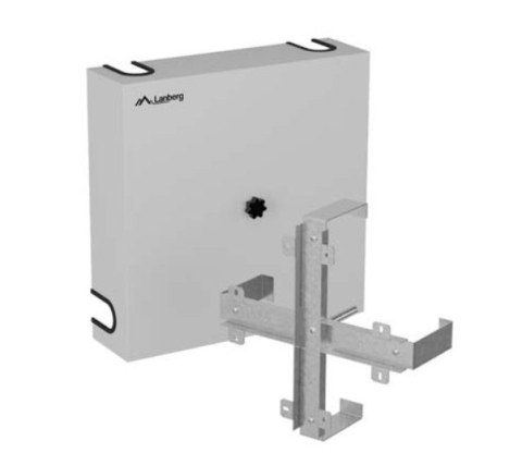 Lanberg Stelaż zapasu kabla 400x400 szary AK-3144-S