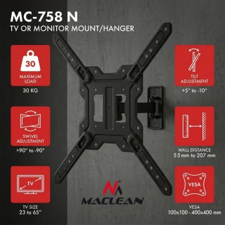 Maclean Uchwyt do TV max 23-65 cali MC-758 N