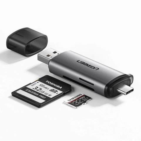 Ugreen Czytnik kart USB 3.0 + USB-C SD I microSD