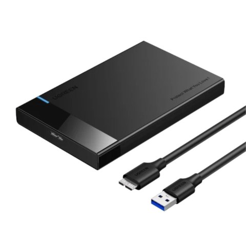 Ugreen Obudowa dysku 3,5 cala SATA USB 3.0 czarna