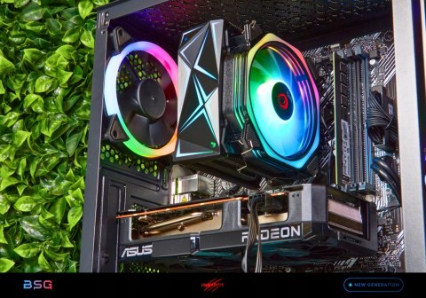 BSG Raptor V15 AMD Ryzen 5 AMD Radeon RX 7600 16GB DDR4 512GB SSD Windows 11 Pro Zasilacz Endorfy