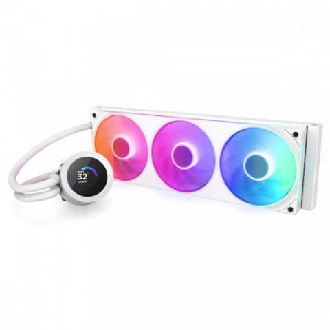 NZXT Chłodzenie wodne Kraken plus 360 RGB LCD białe