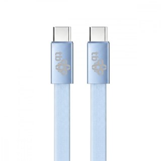 TB Kabel USB C - USB C 1m płaski błękitny