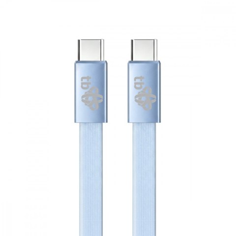 TB Kabel USB C - USB C 1m płaski błękitny