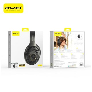 AWEI Słuchawki nauszne AT30 Bluetooth 6.0 czarne
