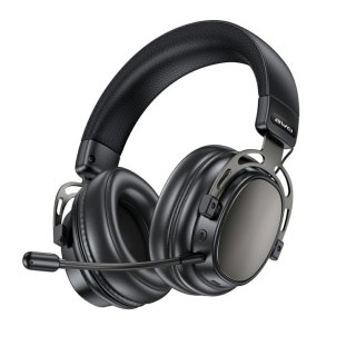 AWEI Słuchawki nauszne AT36 bluetooth 5.4 mikrofon czarne