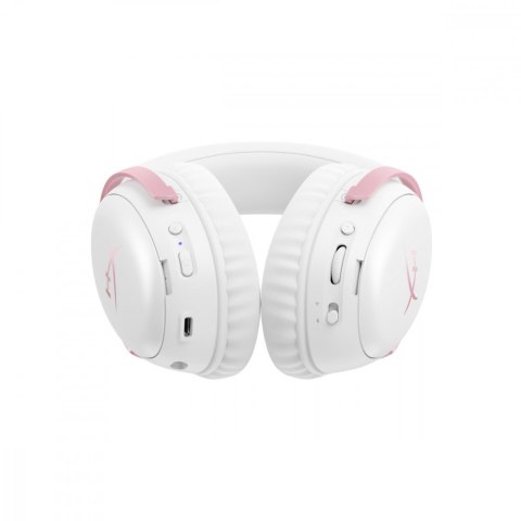 HyperX Zestaw słuchawkowy gamingowy Cloud III S bezprzewodowy biały-różowy - DG0R2AA