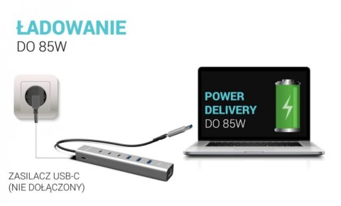 I-tec Hub USB-C/USB-A Metal Hub 6 port 3xUSBc/3xUSBa