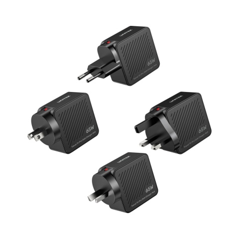 Ładowarka Hub Unitek GaN 65 W USB-C USB-A HDMI 4K 60 Hz Podróżna