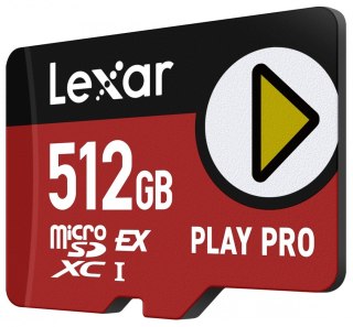 Lexar Karta pamięci microSDHX PLAY PRO 512GB EXPRESS 7.1 900MB/s