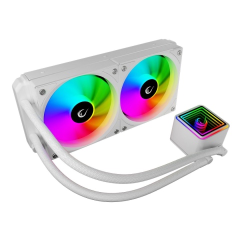 Chłodzenie Wodne Rampage INFINITE V240 ARGB 240 mm Do CPU LGA 115X Białe