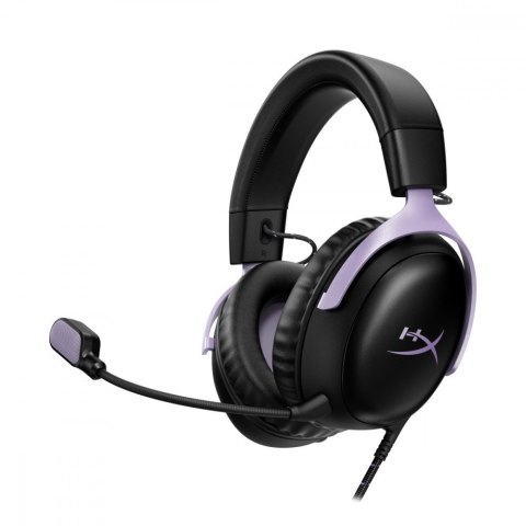 HyperX Zestaw słuchawkowy gamingowy Cloud III czarny-lawendowy - DF7F0AA