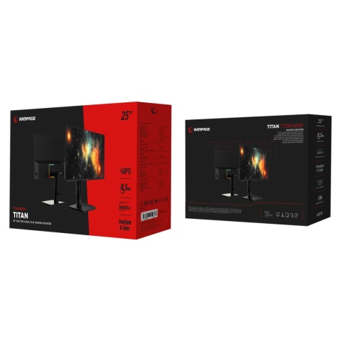 Monitor Gamingowy Rampage Titan Fast IPS HDR 400 Hz 0,5 ms 25 Cali Full HD