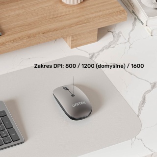 Myszka Unitek Bezprzewodowa Optyczna 2,4 GHz Do Laptopa Komputera Biurowa