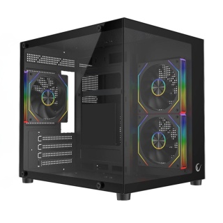 Obudowa PC Rampage LUMID M-ATX 3x Wentylatory ARGB Pod Chłodzenie 240 mm