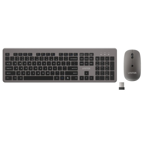 Zestaw Klawiatura Myszka Unitek SlimDuo Bezprzewodowy 2,4 GHz