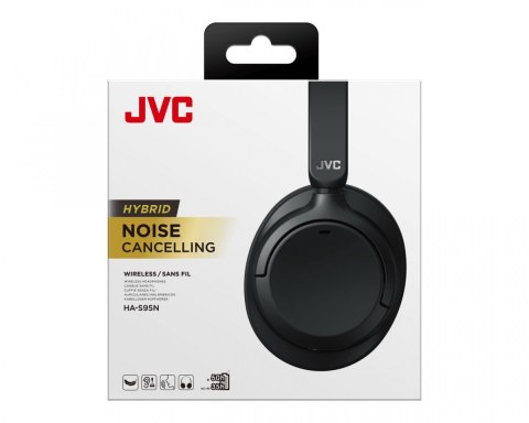 JVC Słuchawki bezprzewodowe HA-S95N-B-U czarne