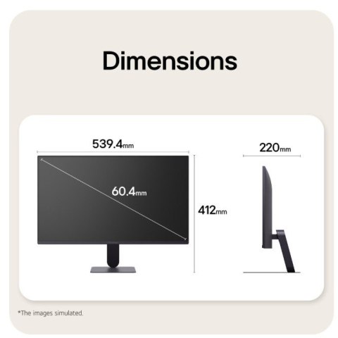 LG Electronics Monitor gamingowy 24G411B-B 23,8 cala IPS Ultragear