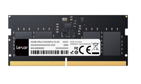 Lexar Pamięć do laptopa DDR5 SODIMM 24GB(1*24GB)/5600 CL46