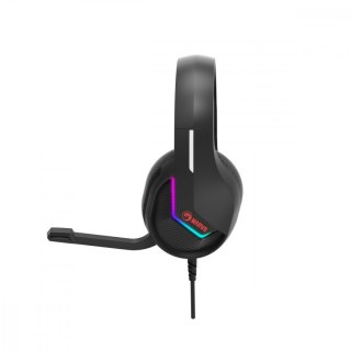 MARVO Słuchawki TACTIC 40 RGB mikrofon wired czarne
