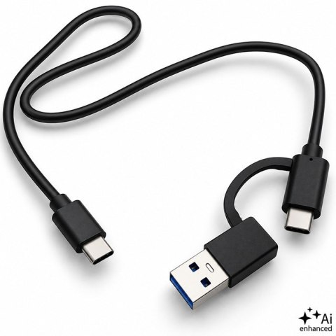 Qoltec Stacja dokująca dysków SSD M.2 NVMe | PCIe | DUAL 2x8TB | USB-C 3.2 | 10Gb/s