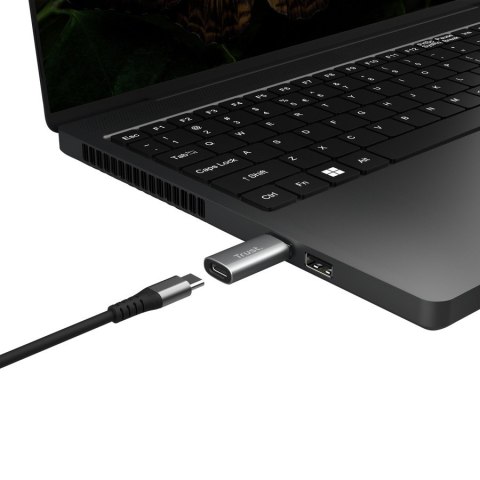 Trust Adapter Calyx USB-C do USB-A dwupak szary